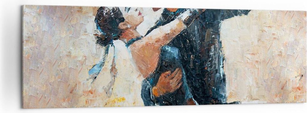 Bild auf Leinwand - Leinwandbild - tanzen sie - 160x50cm - Wand Bild - Wanddeko - Wandbilder - Leinwanddruck - Bilder - Kunstdruck - Wanddekoration...