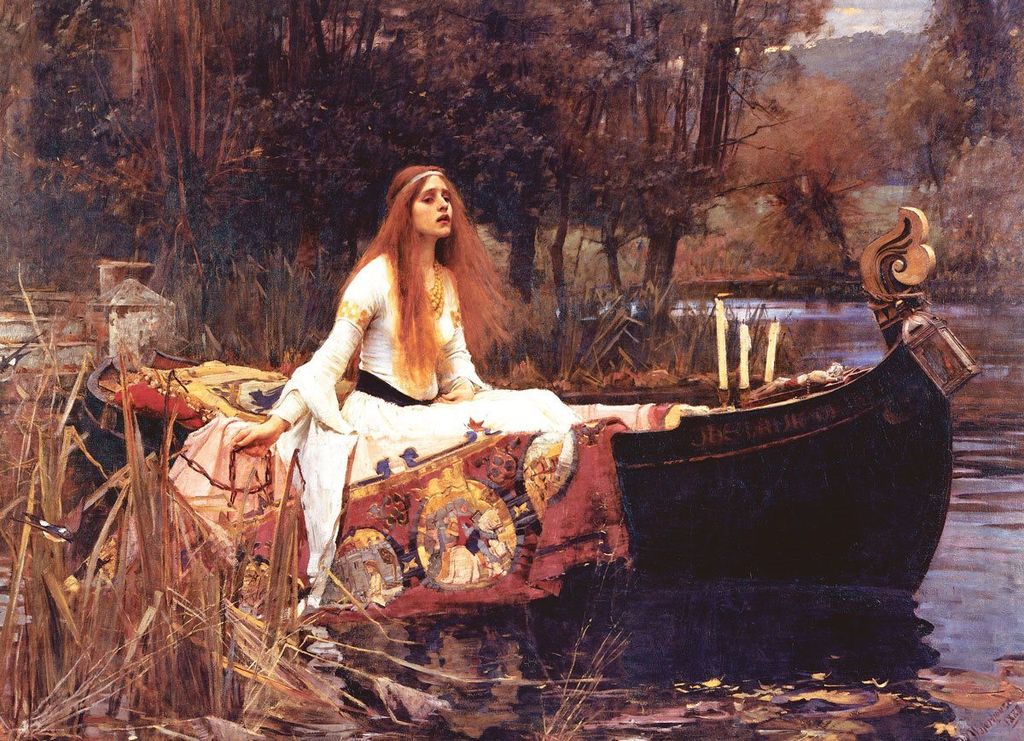 EUROGRAPHICS Puzzle Dame von Shalott 1000 Teile