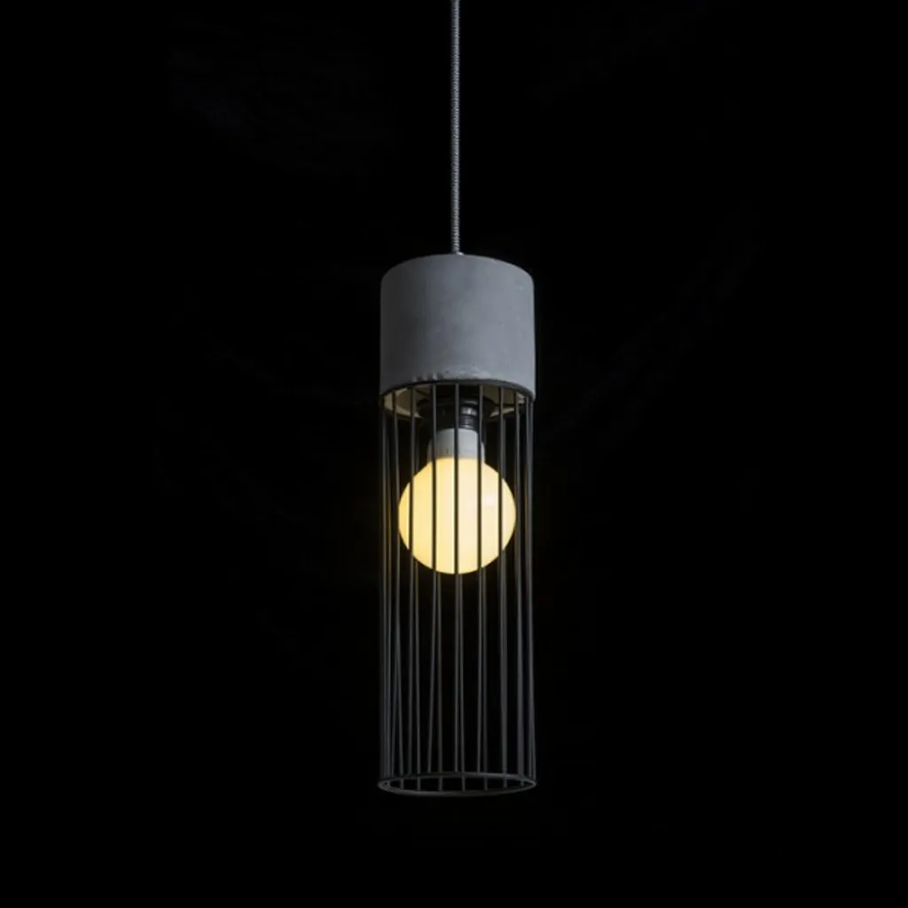 Luminaire Béton BURTON E27 LED 11W - Solution Éclairage Design et Robuste