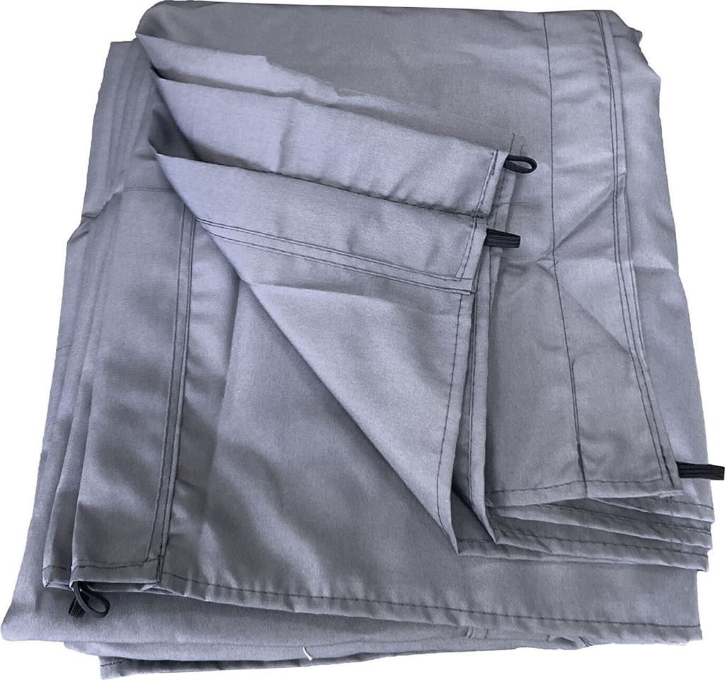 Tuch für freistehende Pergola 3 × 3m CASSIS grau