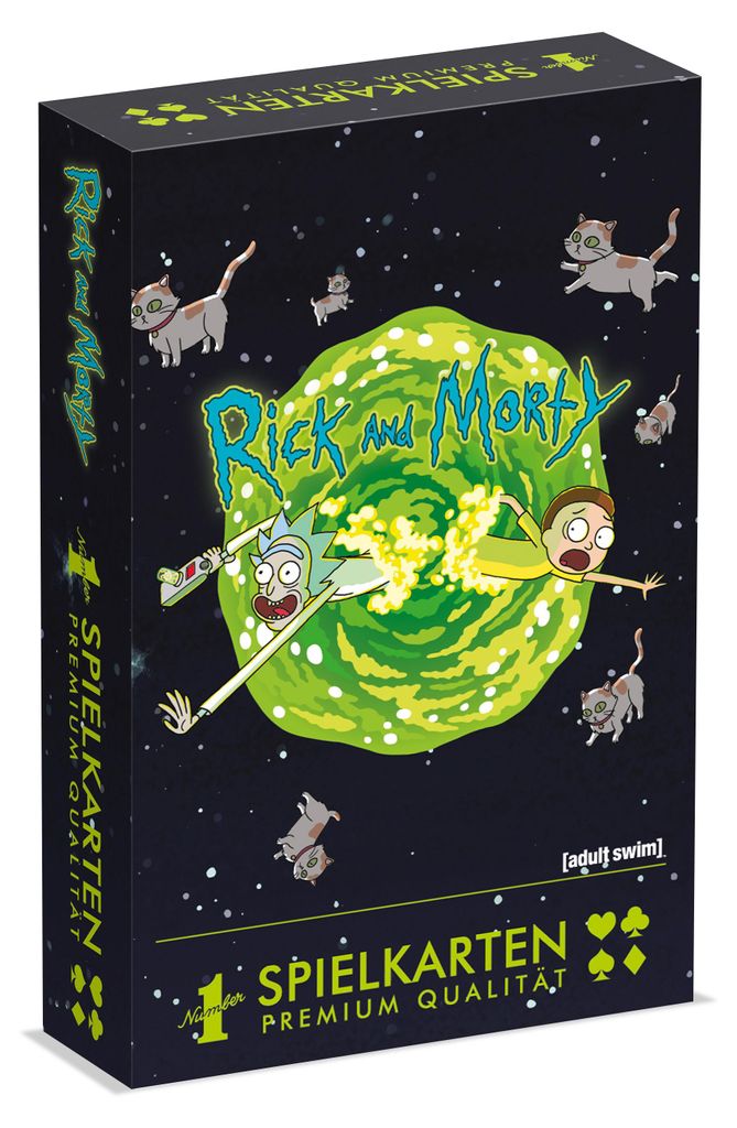 Number 1 Spielkarten Rick and Morty Kartenspiel Karten Produktbild 