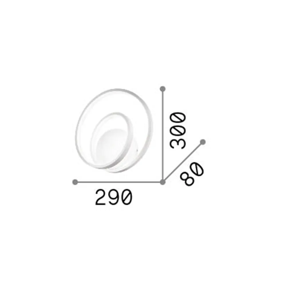 Applique circulaire laiton OZ AP avec diffuseur caoutchouc soft touch - 2