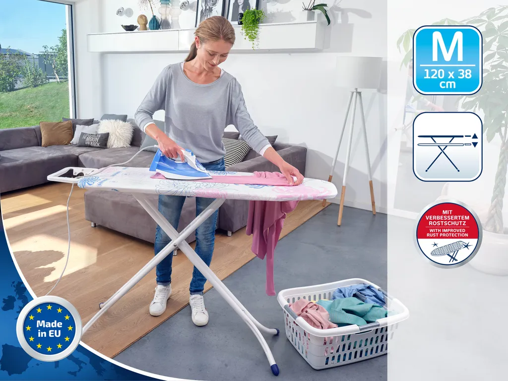 Asse Stiro Leifheit Classic M Compact: Traspirante e Regolabile - 3