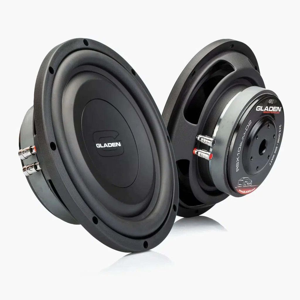 GLADEN RS-X 10 SLIM D2 | 25 cm (10") Subwoofer SLIM Immagine del prodotto 