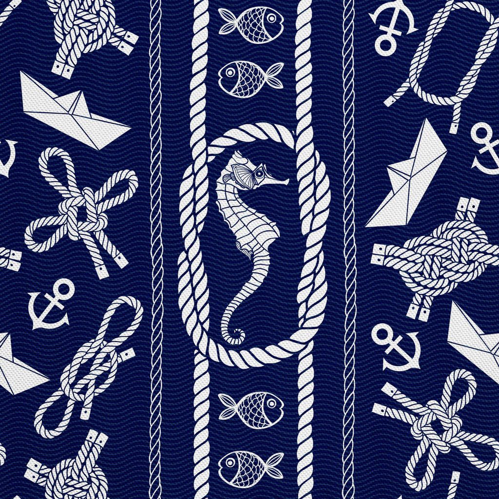 OUTDOOR DÉCORDS OXFORD - Motif hippocampe et corde I DX099 Image du produit 