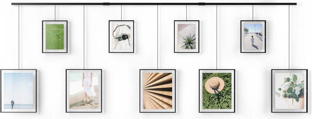EXHIBIT Collage photo 9 photos, 13 x 18 et 20 x 25 cm, noir Image du produit 