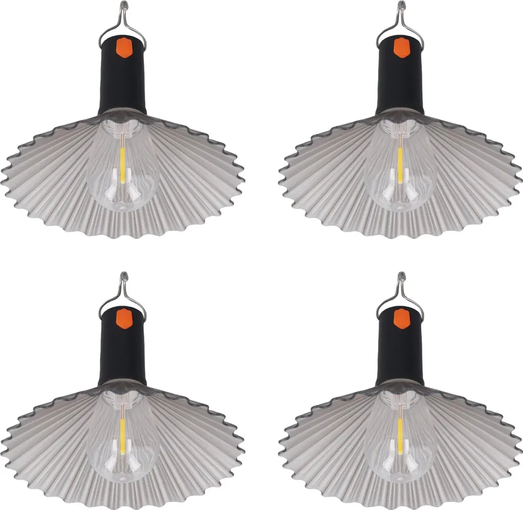 Éclairage de Camping Rechargeable USB-C - Pack 4 Lampes pour Tente et Trek