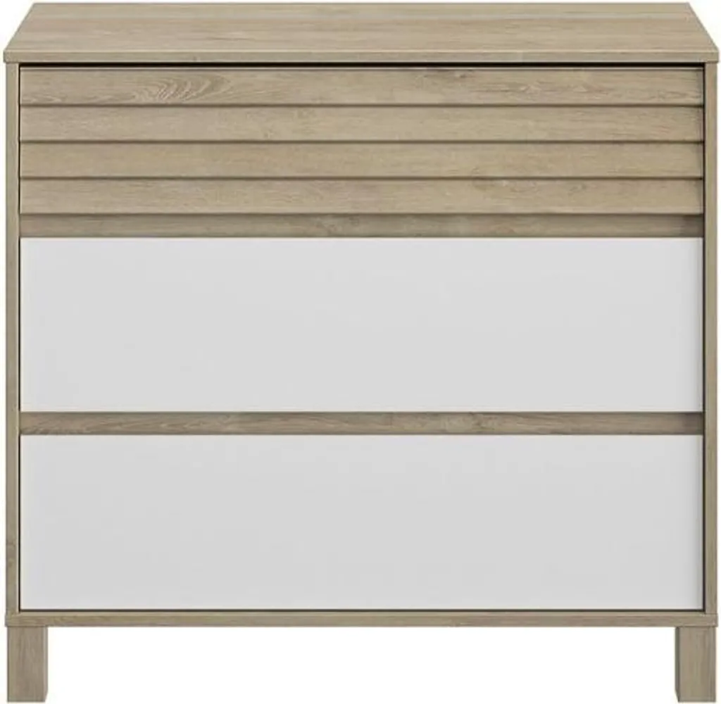 Commode de rangement ACHILLE avec tiroirs spacieux style bois naturel