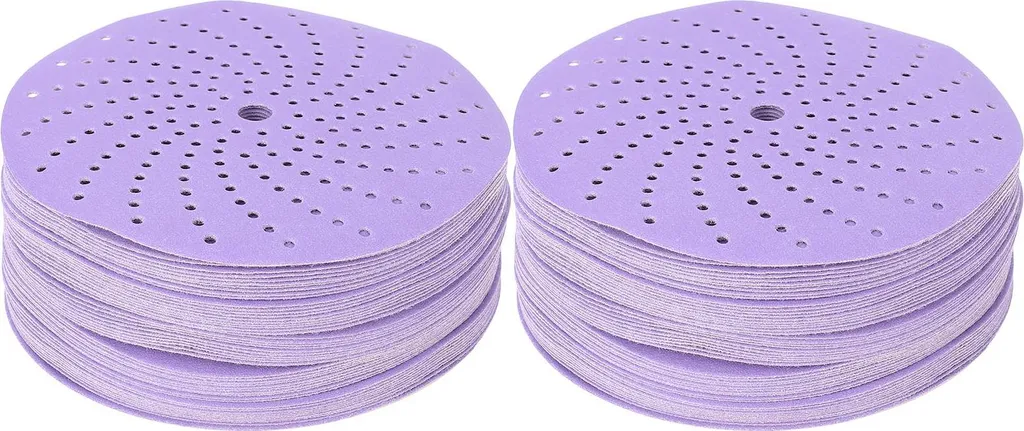 100 Disques Abrasifs 6 Pouces Grain 120 Auto-Agrippants pour Ponçage