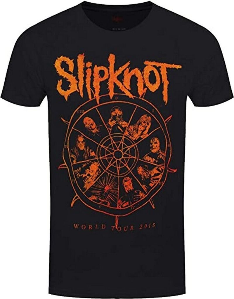 Slipknot - "The Wheel" T-Shirt für Damen RO809 (XXL) (Schwarz)