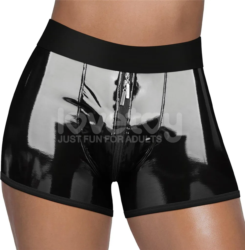 Harnais Strap-On Short Chic noir pour l'exploration en couple - 4