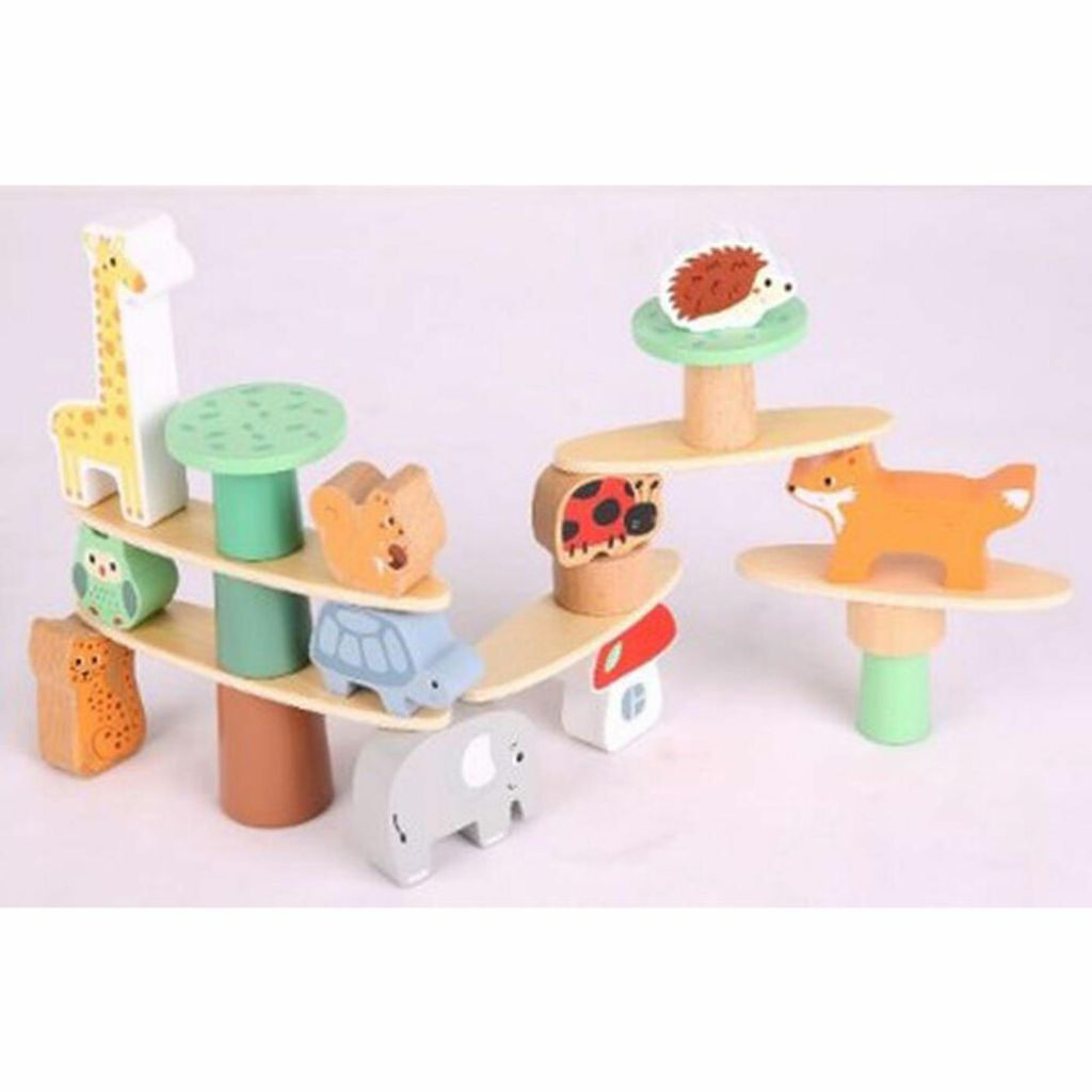 SpielMaus Holz Balance Spiel ''Wald'', 24 Teile
