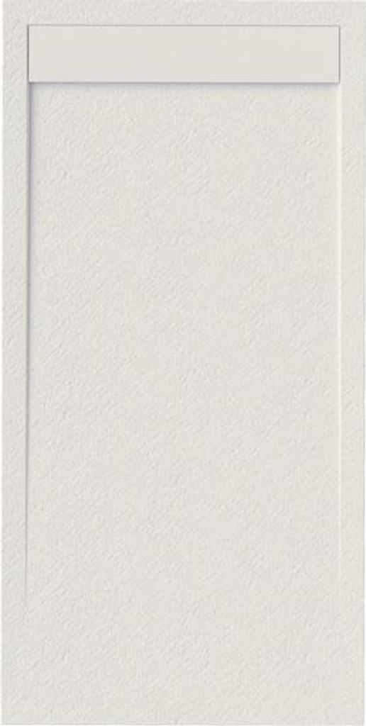 SANYCCES CLEVER Rechteckige Duschwanne Mineralwerkstoff 100 x 70 cm, cream