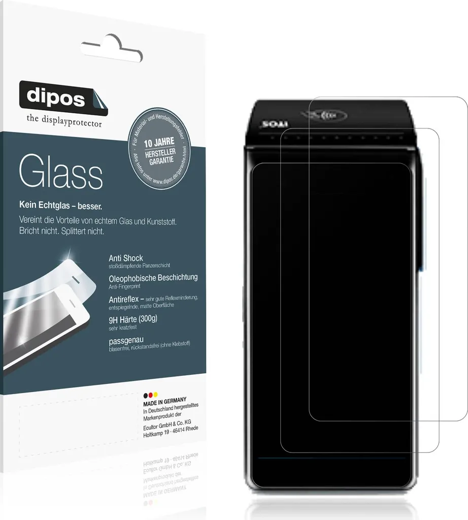 Kit 2 Pellicole dipos ITOS DM5 - Vetro Flessibile 9H Opaco Antiriflesso