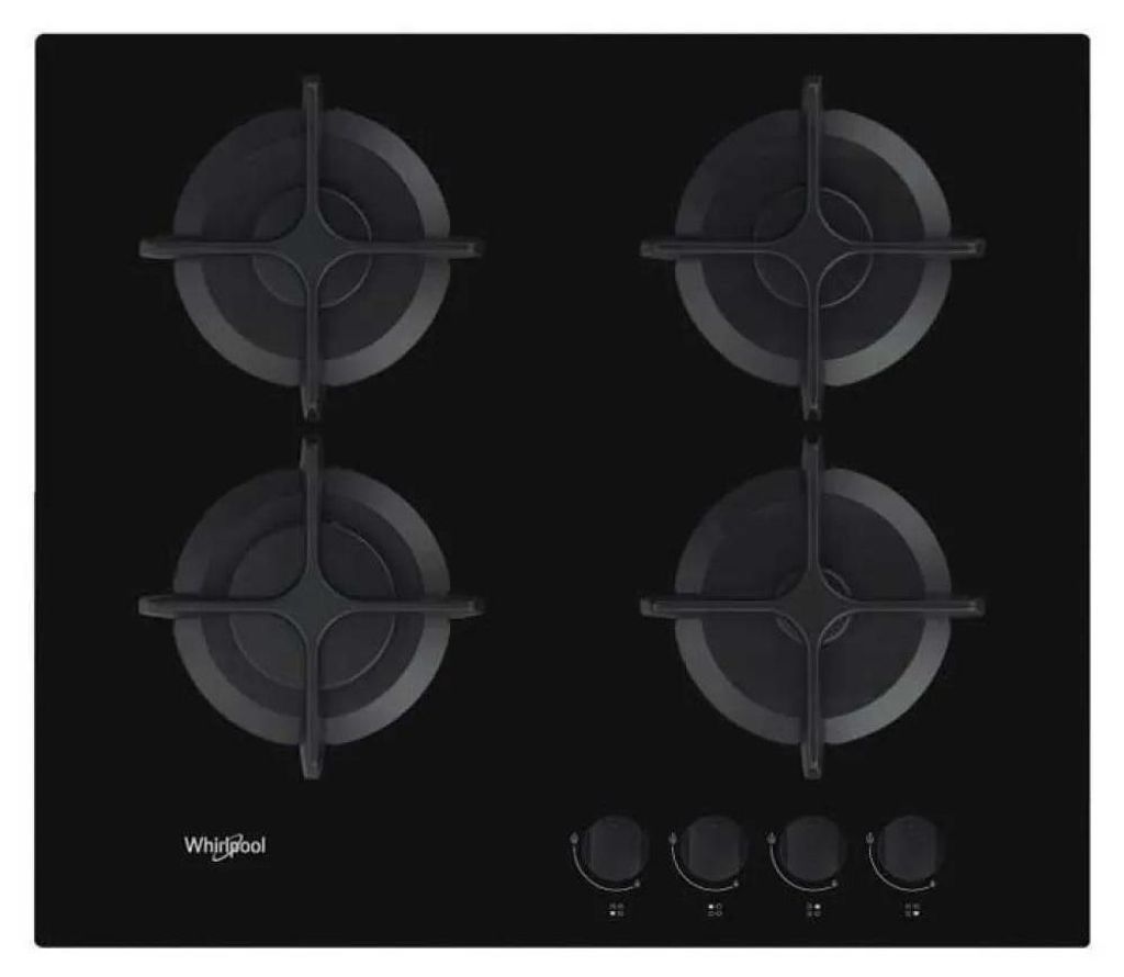Whirlpool AKT 616/NB, Černá, Vestavěné, 60 cm, Plynový, Obrázek produktu 