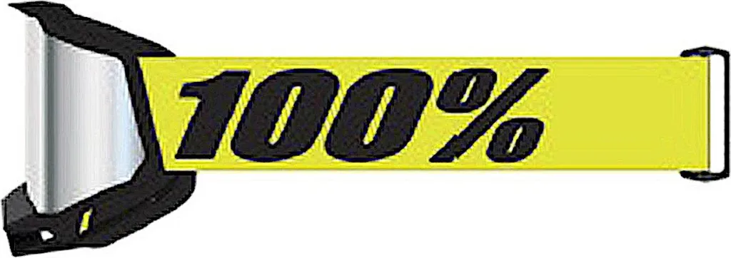 Protection de Vision MX 100% Accuri II V2 Chrome Essential Jaune
