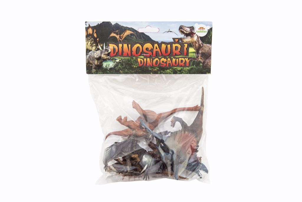 Dinosaurier Plastik 15-18 cm 5 Stück im Beutel