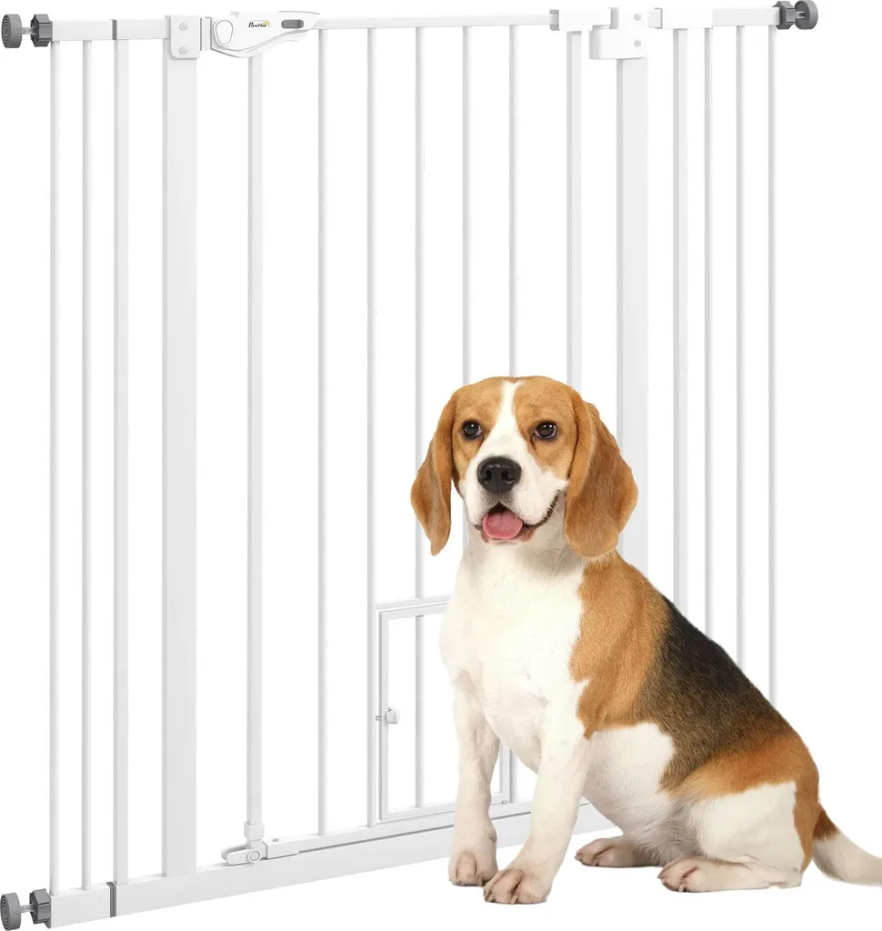 Barrière pour chiens xxl 206 cm pour limiter l'accès aux pièces