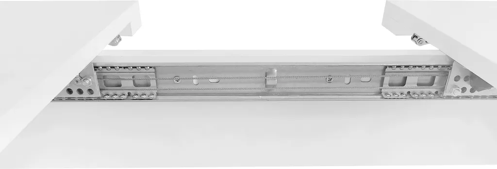 Table de salle à manger 130x70 cm extensible blanche idéale petits espaces - 8