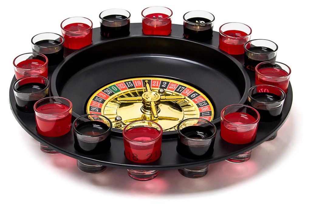 2 tlg Trinkspiele Set, Drinking Ludo, Trink-Roulette, Produktbild 