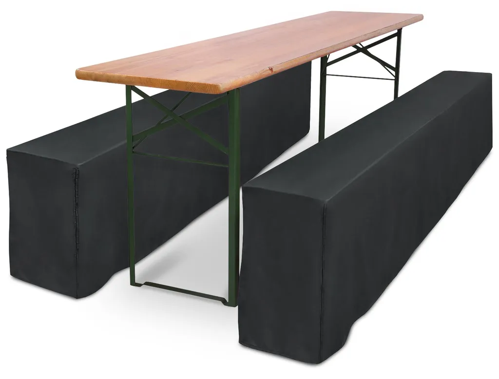 Housses Table de Brasserie 220x70cm Anthracite : Protège et Décore