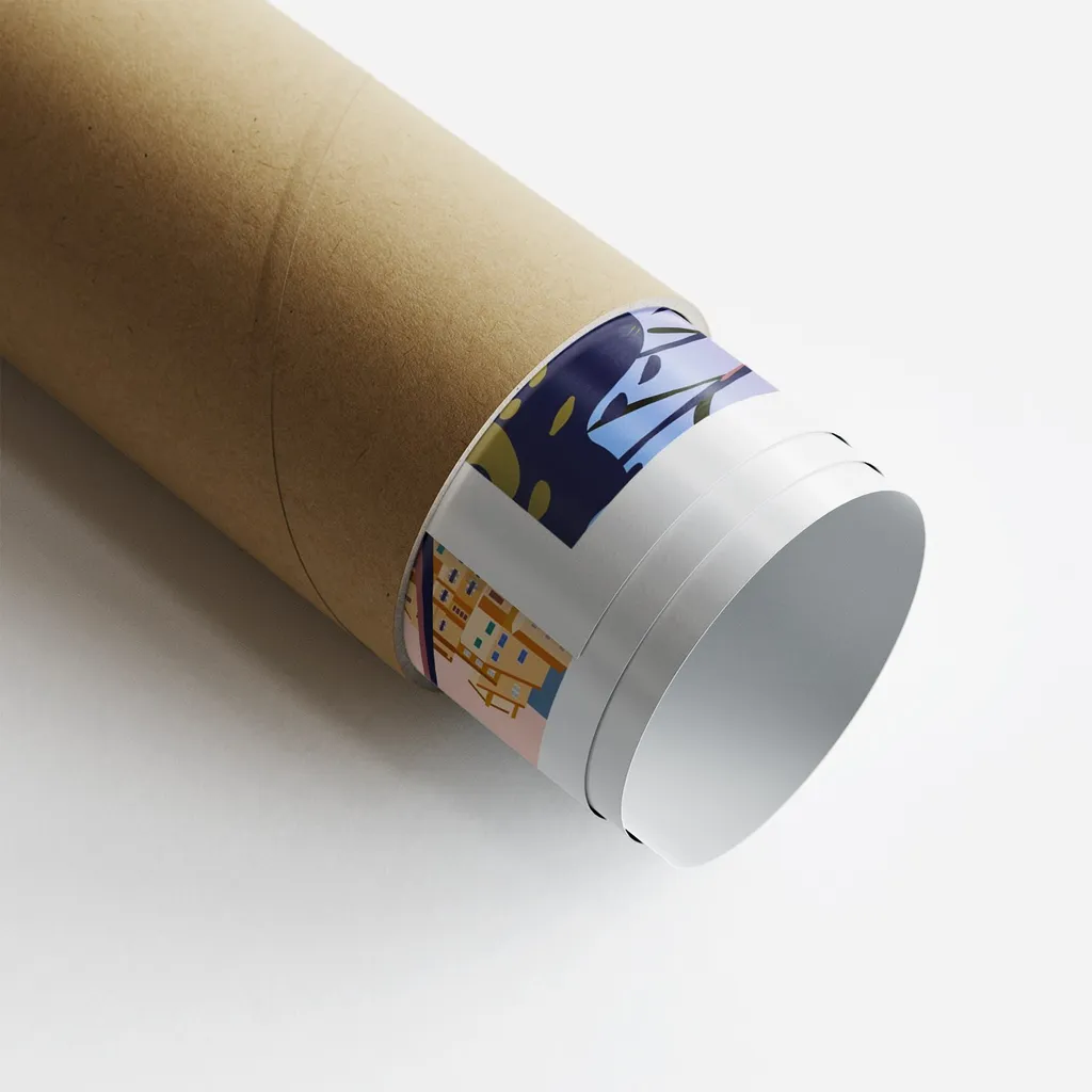 Affiche Décorative Murale Antibes 2022 Multicolore 50x70 Satinée Mat