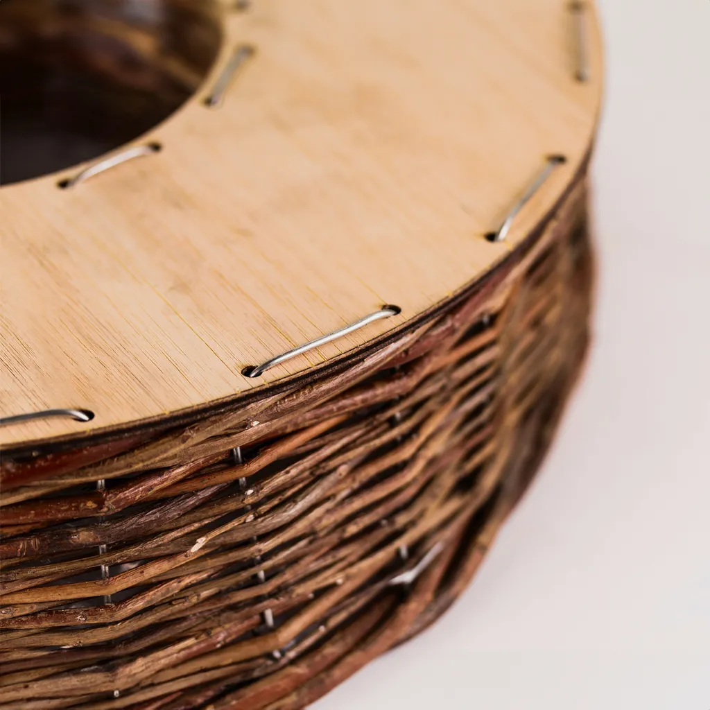 Jardinières Rondes Naturelles : Solution Déco Durable pour l'Extérieur - 6