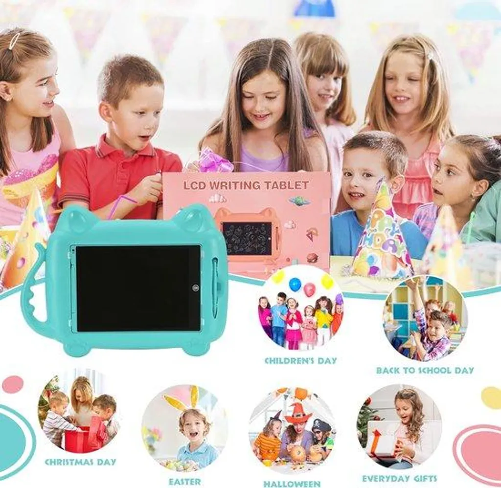 Tablette d'écriture LCD colorée 10 pouces avec fonction d'effacement