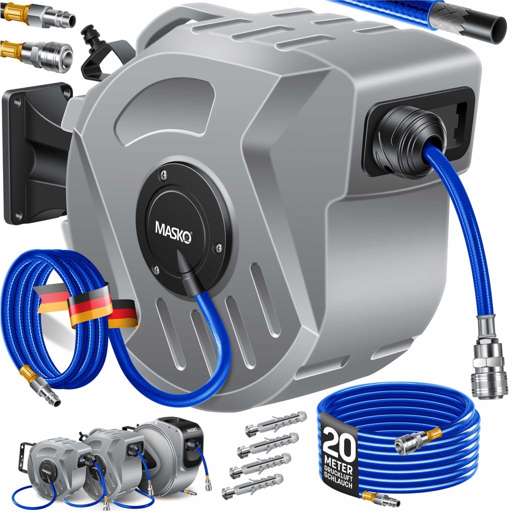 Avvolgituvo automatico per tubi dell'aria compressa MASKO® Immagine del prodotto 