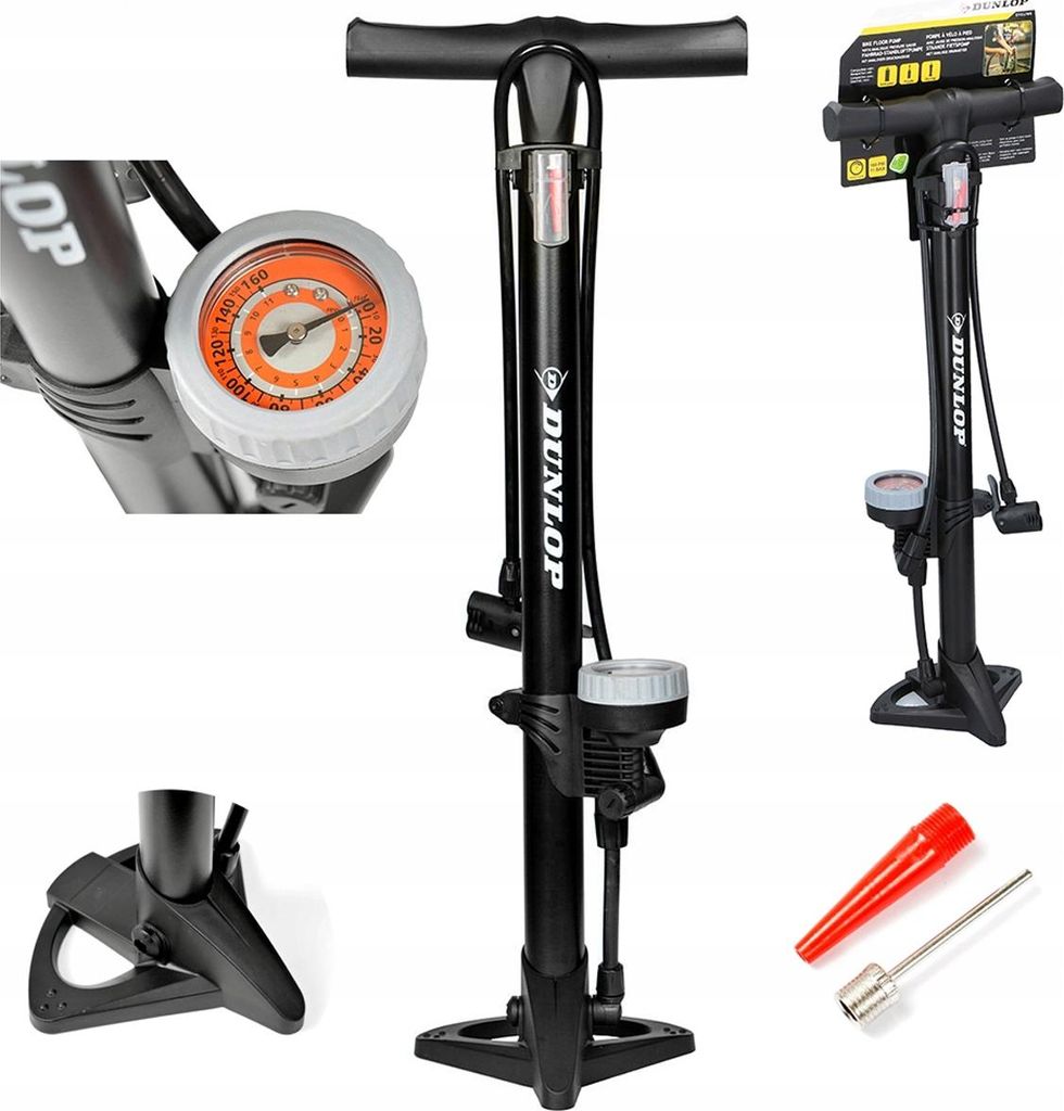 Dunlop pompka rowerowa z manometrem ST HC Zdjęcie produktu 