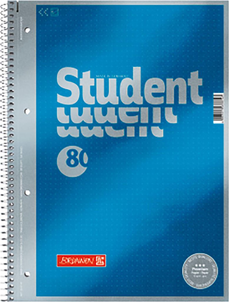 BRUNNEN Collegeblock 1067147 DIN A4 dotted 90g 80Blatt