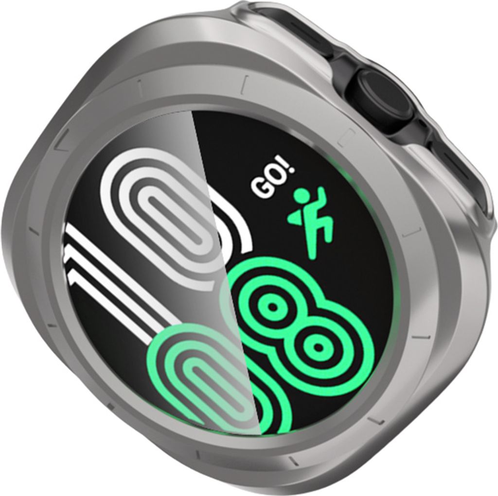 INF 2-in-1-Displayschutz für Samsung Watch 7 Ultra Titangold