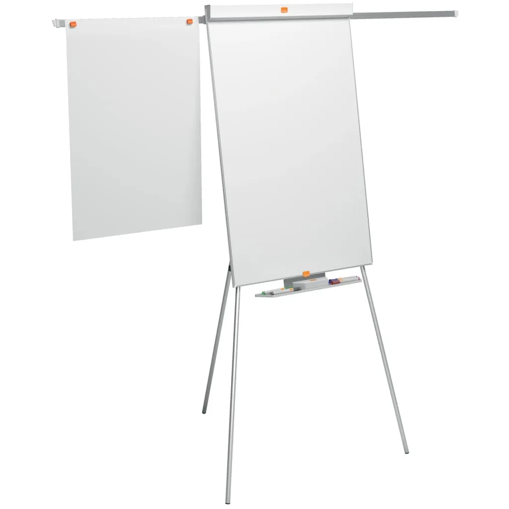 Nobo Flipchart Shark Tableau de Conférence Réglable Argent et Bleu - 8