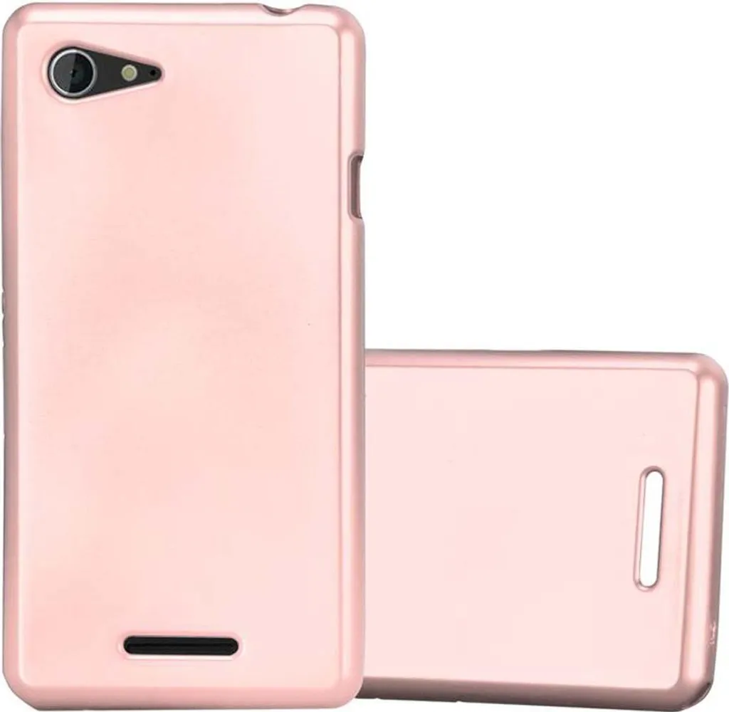 Cadorabo custodia protettiva per Sony Xperia E3 in rosa custodia del telefono cellulare custodia in silicone TPU cover case