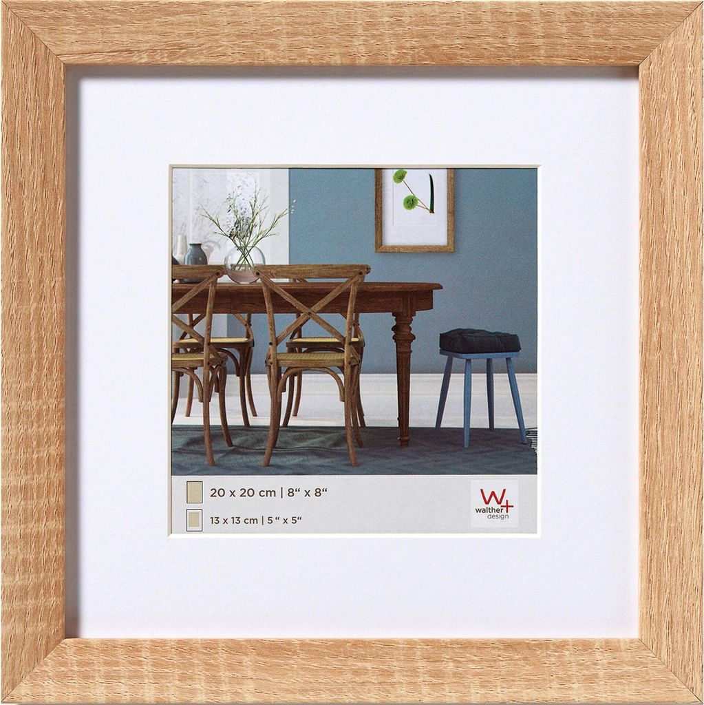 Walther Fiorito eiche hell 20x20 Holz inkl. Passepartout   Produktbild 