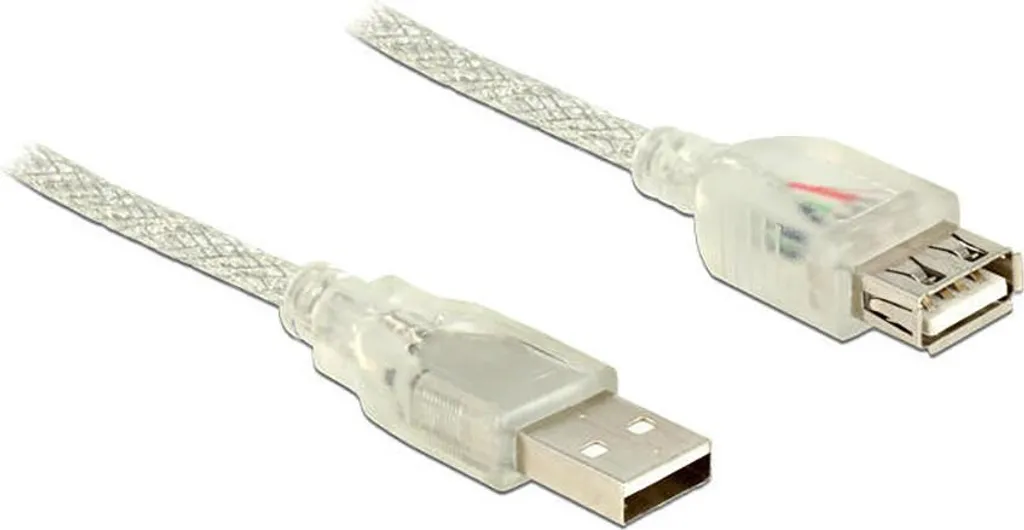Prolunga USB 2.0 Delock 83881 Trasparente 1m - Offerta Speciale Online - 3