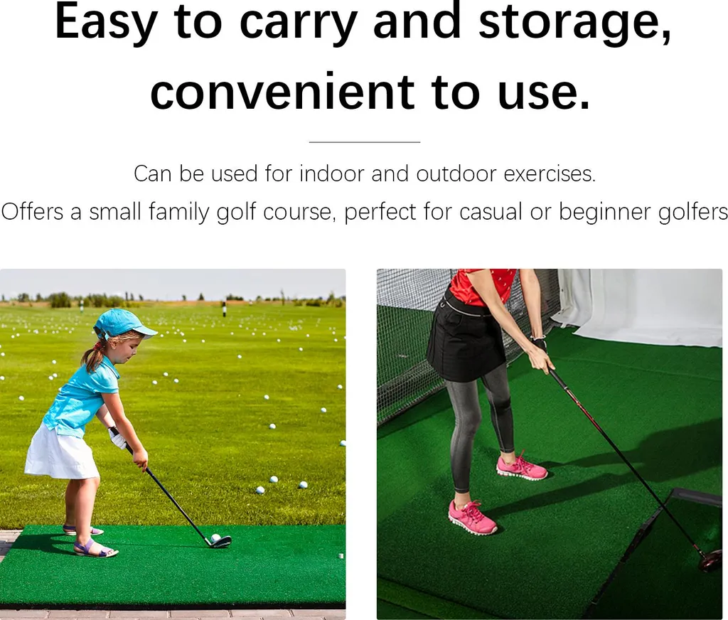 Tapis d'exercice de golf : évitez d'abîmer votre pelouse avec ce support pro