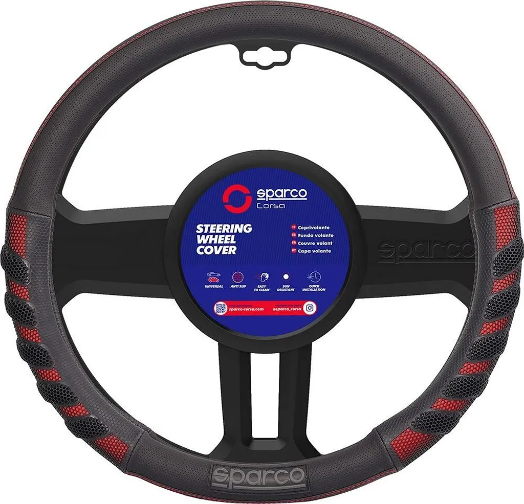 Sparco S101 INTL Coprivolante Universale PVC | Ergonomia e Performance