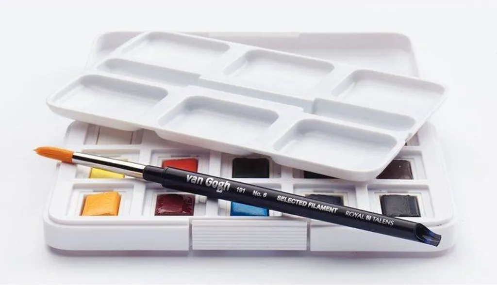 Set aquarelle de voyage Van Gogh Pocket Box NEW 12 godets pour extérieur