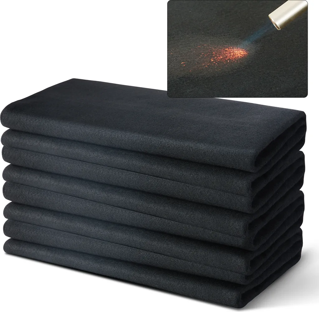 Couverture de Soudage pour Plomberie et Brasure Feutre de Carbone
