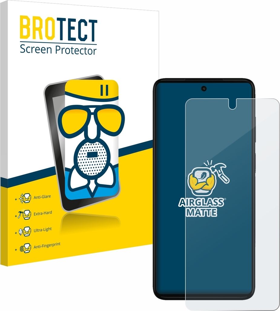 BROTECT Entspiegelungs Schutzglas für Motorola Moto G52 Schutzfolie Panzer Folie Glas Display Schutz matt