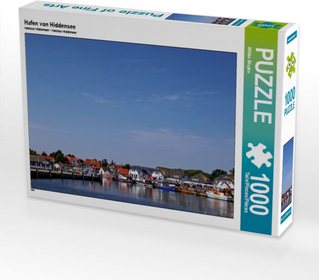 Calvendo Hafen von Hiddensee 1000 Teile Puzzle quer 640x480mm, Woyke Wibke; 7408805