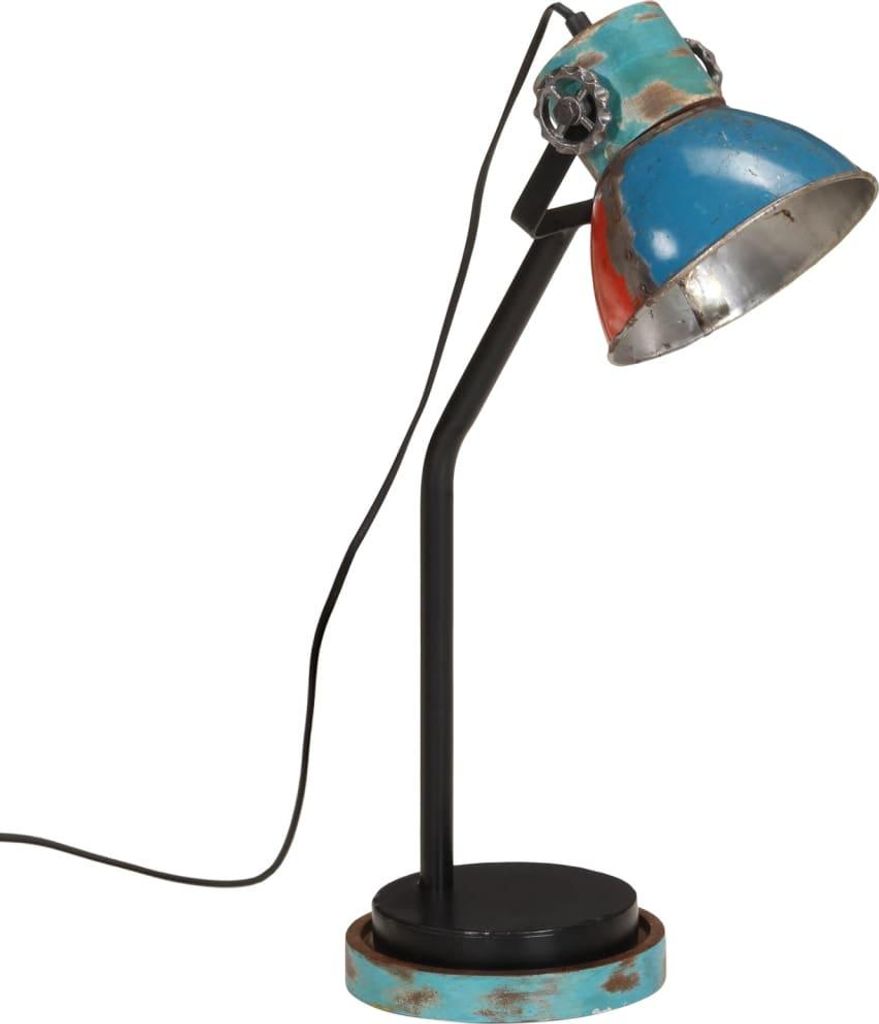 vidaXL Schreibtischlampe 25 W Mehrfarbig 18x18x60 cm E27