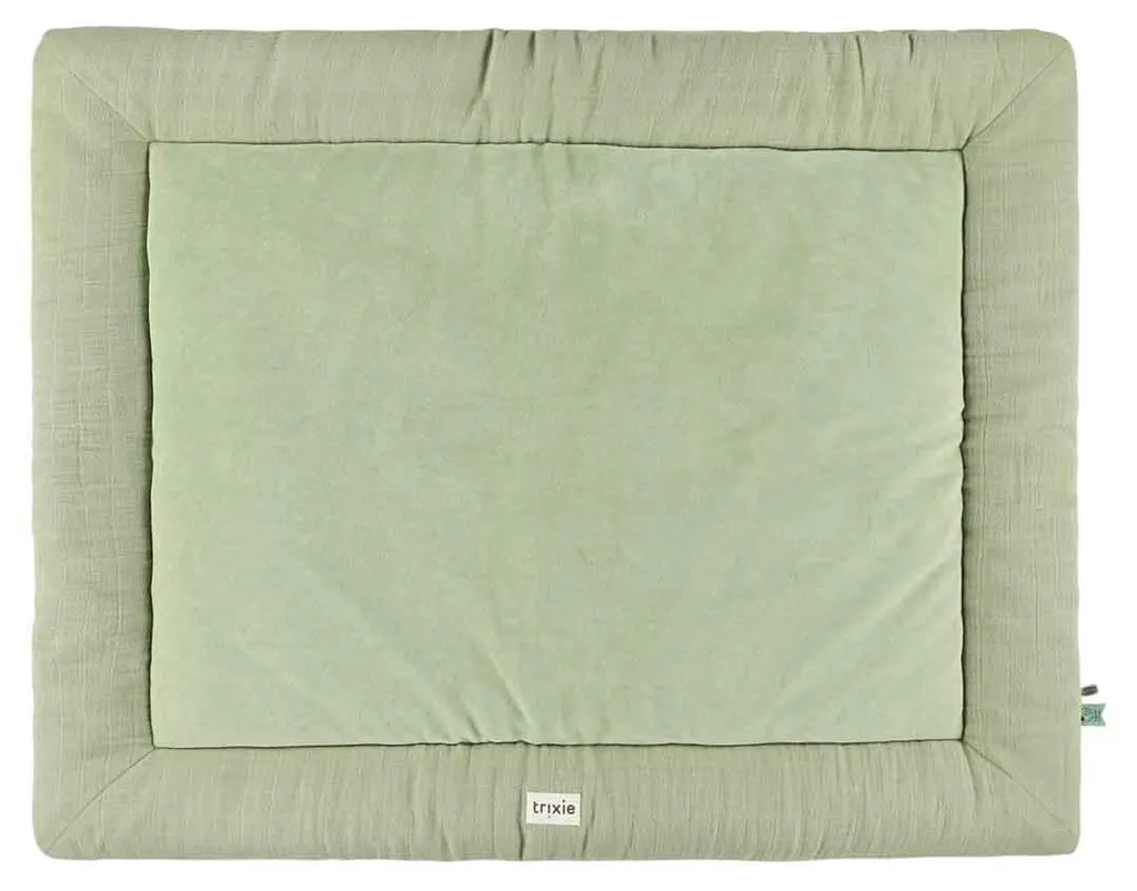Tapis d'éveil pour parc bébé Trixie Bliss Sage vert - Idéal 75x95cm