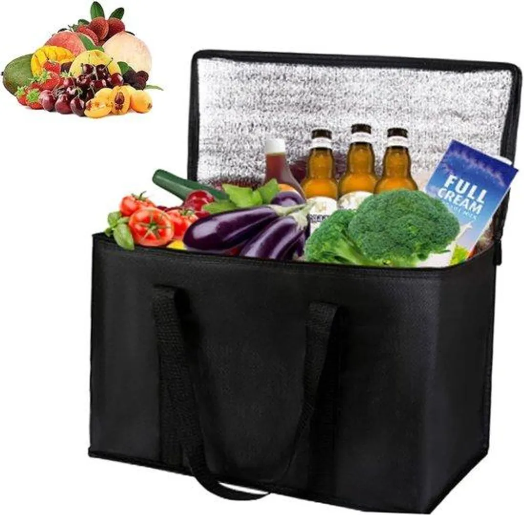 Sac de pique-nique isotherme XXL pliable pour transport repas plein air