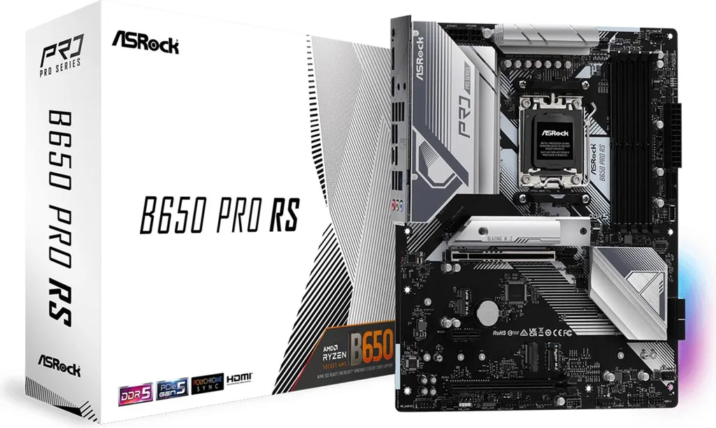 Carte mère ASRock B650 Pro RS AM5 pour éviter les ralentissements PC