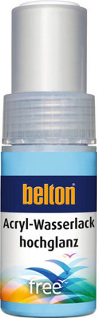 belton free Lackstift hochglänzend RAL 9010 reinweiss 9 ml Produktbild 