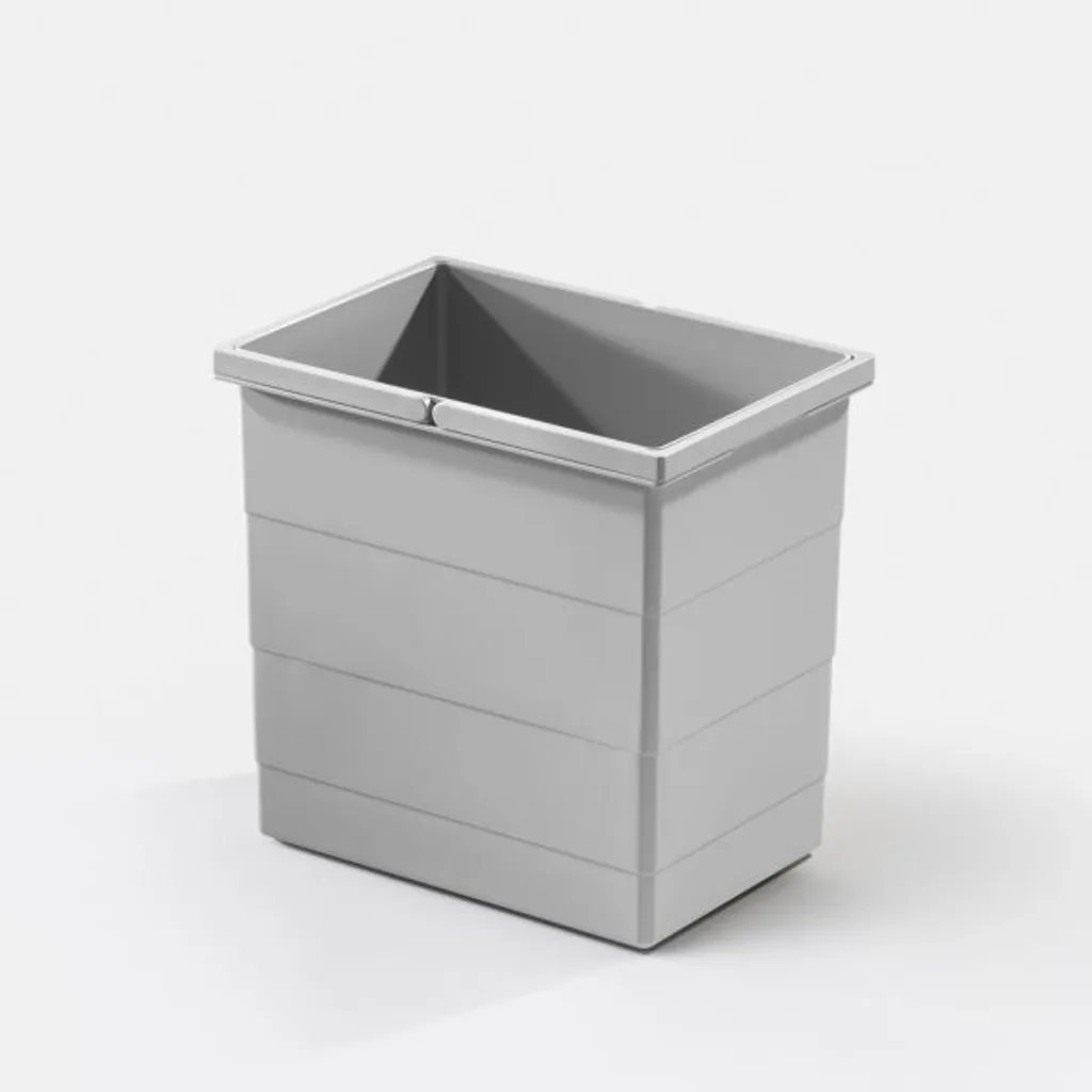 Remplacer seau poubelle cassé - Bac 18L gris clair Naber compatible