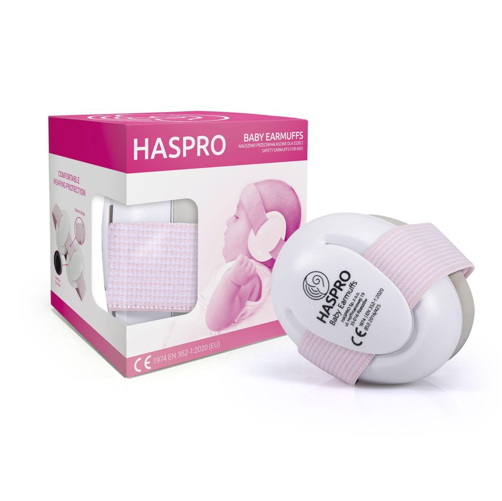 Haspro paraorecchie per bambini 0+, rosa Immagine del prodotto 