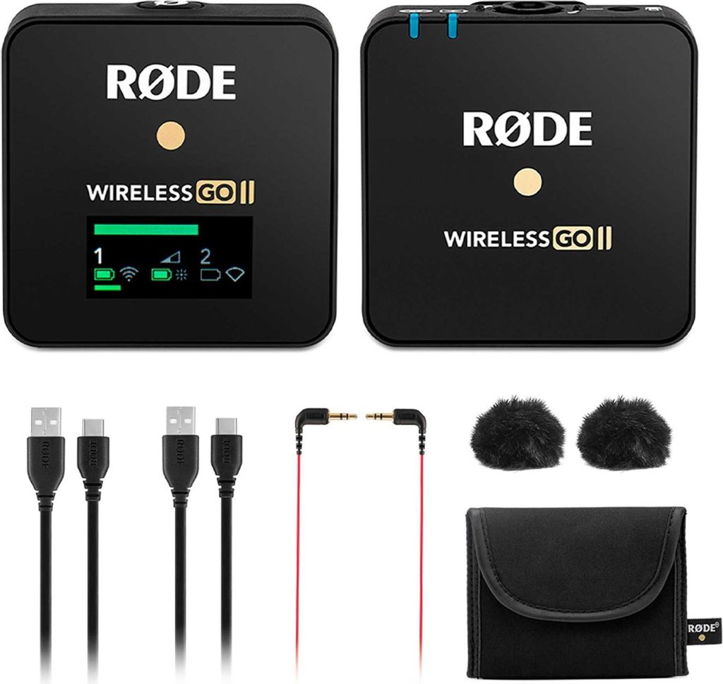 RODE Wireless GO II SINGLE, USB-C, schwarz Produktbild 